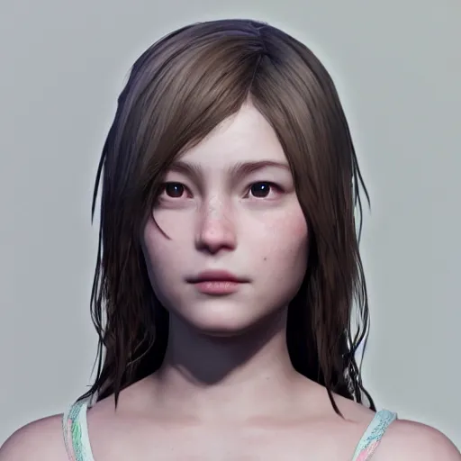 Image similar to fine details portrait of girl Hyper-realistic, 4K, Unreal Engine, Highly Detailed