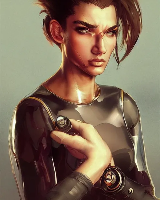 Prompt: gigachad luigi in a fusion suit by ilya kuvshinov, ernest khalimov body by krista sudmalis, fantasy character portrait, ultra realistic, concept art, intricate details, elegent, digital painting, smooth, sharp focus, illustration, art by artgerm and greg rutkowski and alphonse mucha, artstation