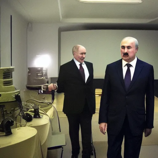 Image similar to Alexander Lukashenko in The Stanley Parable Ultra Deluxe