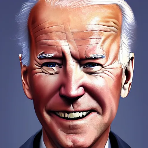 Image similar to a joe biden as a woman, digital art, 8 k resolution, very beautiful face, pretty face, very detailed eyes, by greg rutkowski wlop