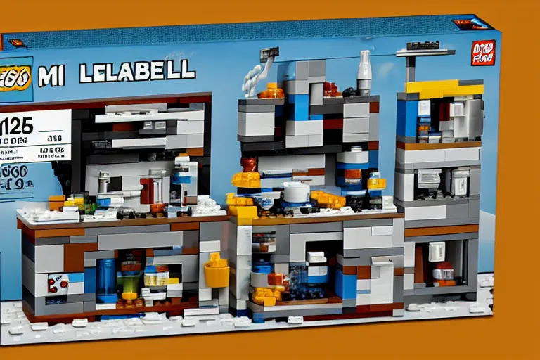 Image similar to kitchen meth lab 1 9 8 5 lego set