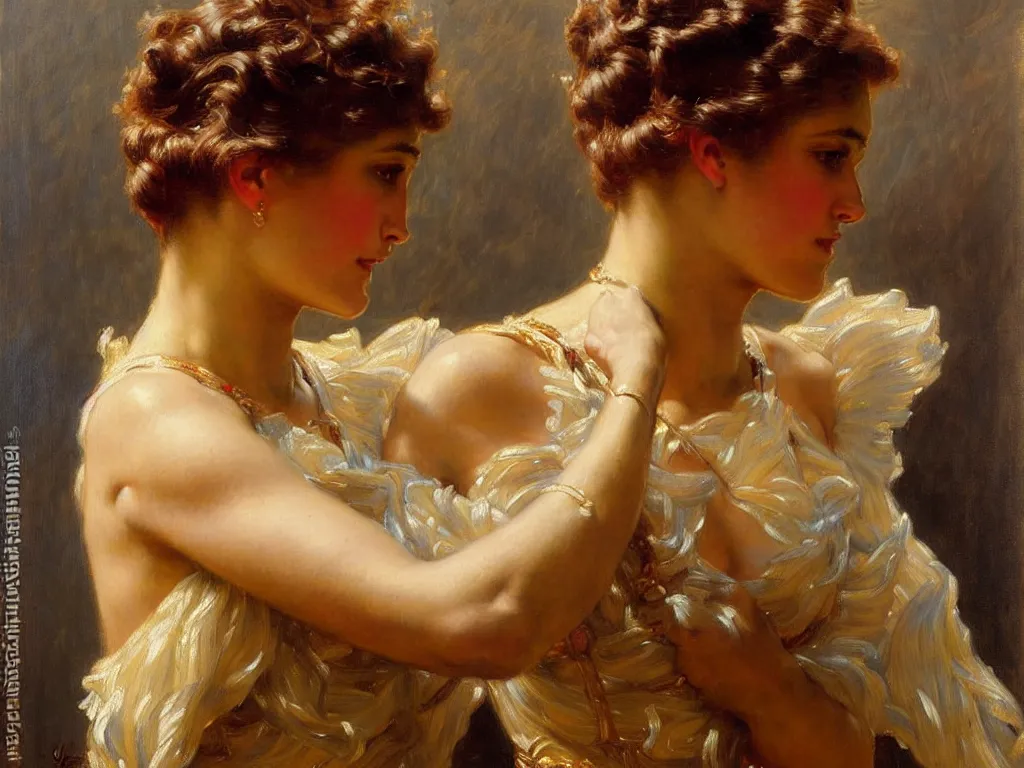 Image similar to highly detailed painting by gaston bussiere, j. c. leyendecker 8 k