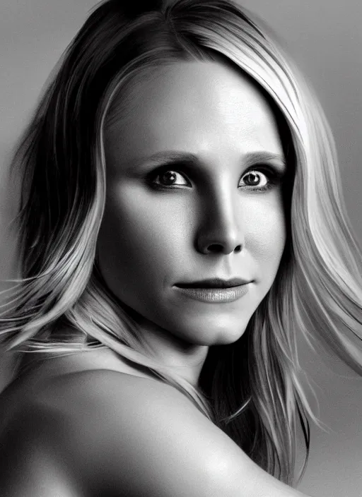 Prompt: portrait of kristen bell, highly detailed, hd, beautiful, subsurface scattering