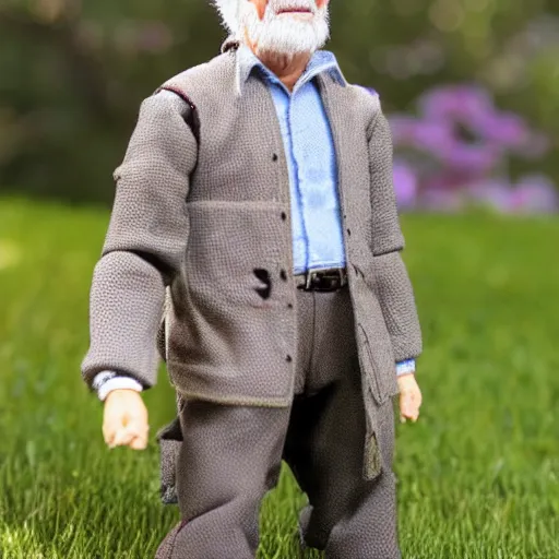 Image similar to grandpa action figure,