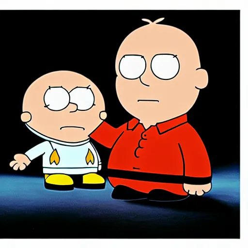 Image similar to uhd photorealisitc candid photo of stewie griffin and arnold shortman. photo by annie leibowitz and steve mccurry