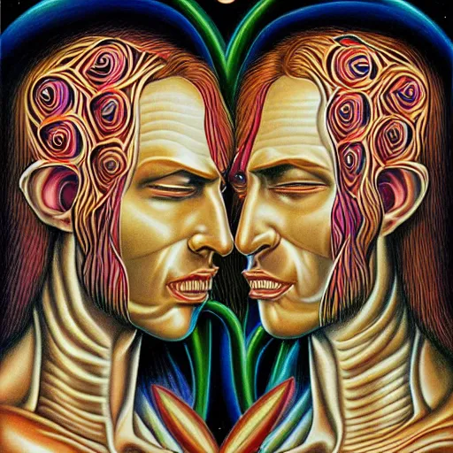 Adam and Eve by Alex Grey | Stable Diffusion | OpenArt