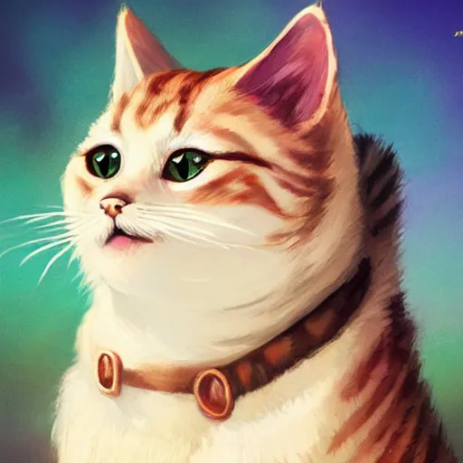 Image similar to cat theme logo, cat theme banner, cat design, a smiling cat, art photography style, trending on artstation, warm light, lovely and cute, fantasy art, 8 k resolution, cynical realism