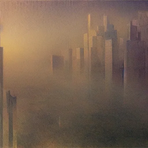 Image similar to a drawing of tel aviv, concept art by mikalojus konstantinas ciurlionis, pixiv, vorticism, concept art, dystopian art, official art