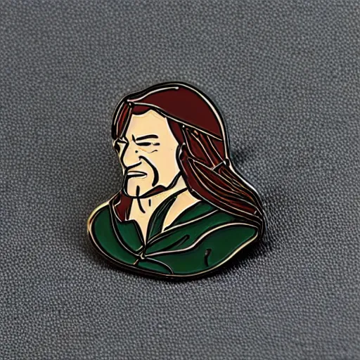 Image similar to boromir enamel pin