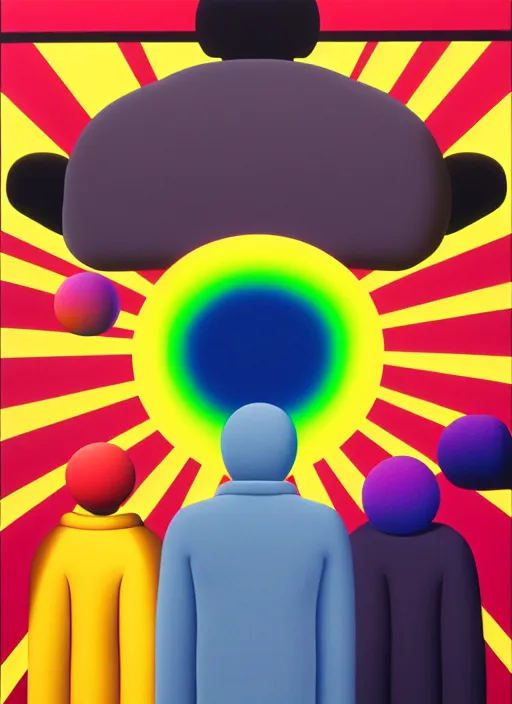 Image similar to insight a men by shusei nagaoka, kaws, david rudnick, airbrush on canvas, pastell colours, cell shaded!!!, 8 k