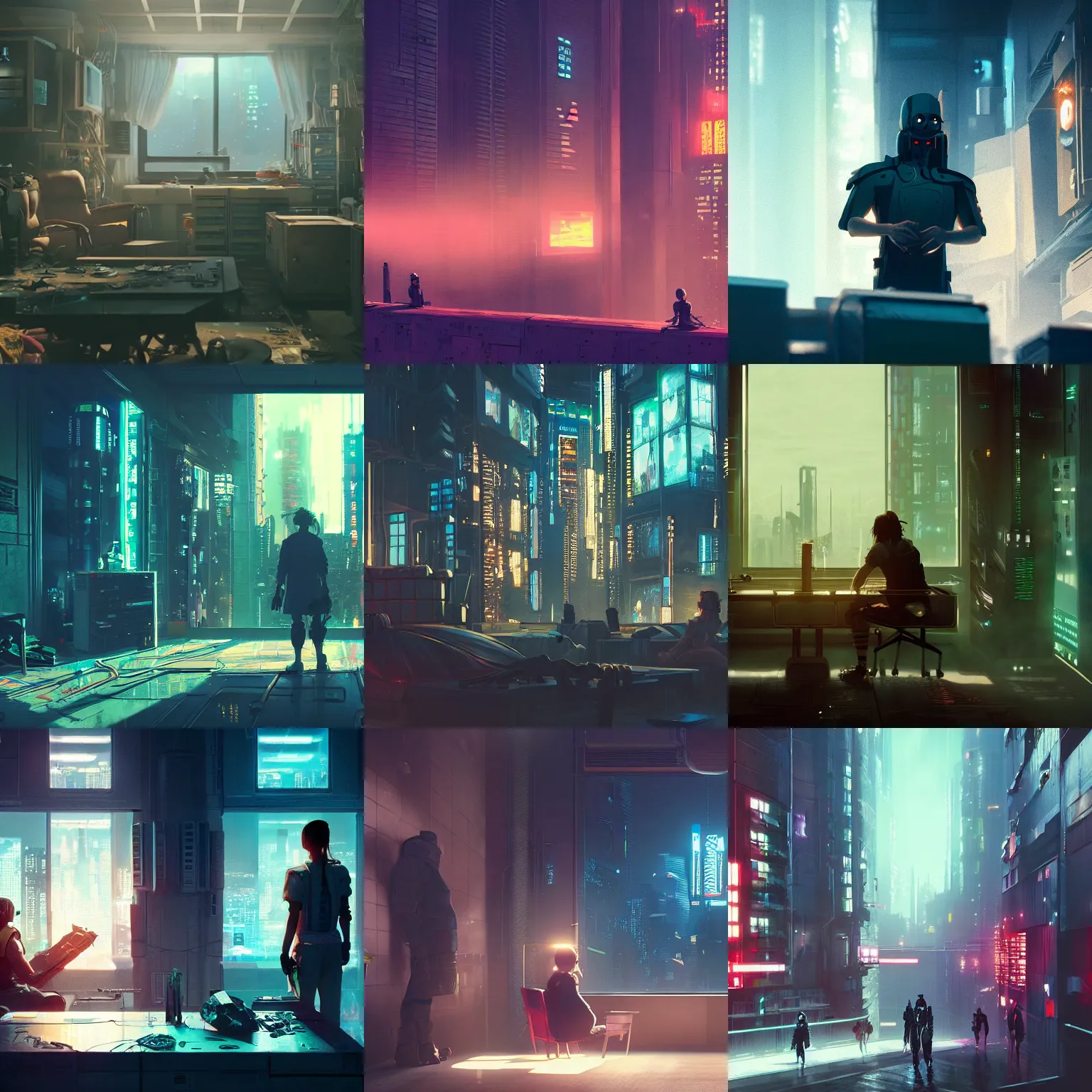 Cyberpunk Ikea 8k Greg Rutkowski Studio Ghibli Stable Diffusion 