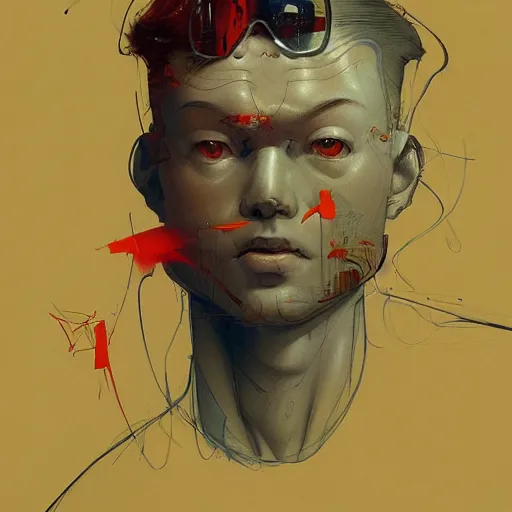 Image similar to prompt : soviet doomer portrait soft light painted by james jean and katsuhiro otomo and erik jones, inspired by akira anime, smooth face feature, intricate oil painting, high detail illustration, sharp high detail, manga and anime 1 9 9 9