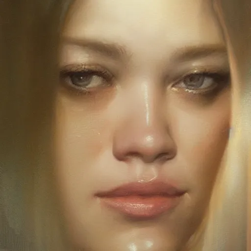 Prompt: hilary duff, hyperrealistic portrait, bladerunner street, art of elysium by jeremy mann and alphonse mucha, fantasy art, photo realistic, dynamic lighting, artstation, poster, volumetric lighting, very detailed face, 4 k, award winning