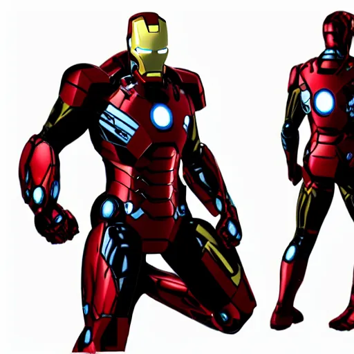 Image similar to black gold ironman suit mark 67 avengers movie screencap