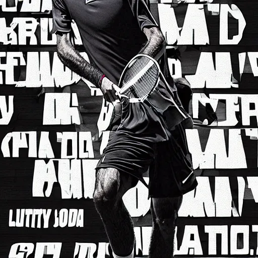 Image similar to Roger Federer, GTA poster, highly detailed