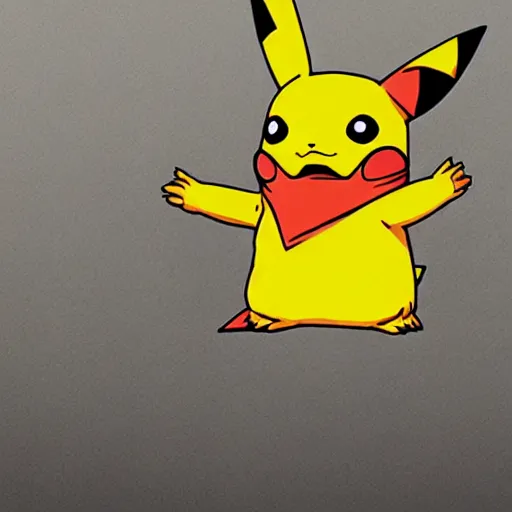 Prompt: pikachu in stumpunk style