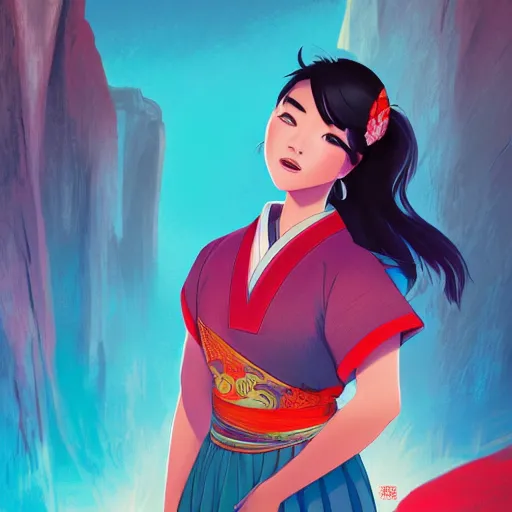 Mulan Fairy Character Anime Beautiful Girl Editorial Stock Photo -  Illustration of beautiful, ball: 118756673