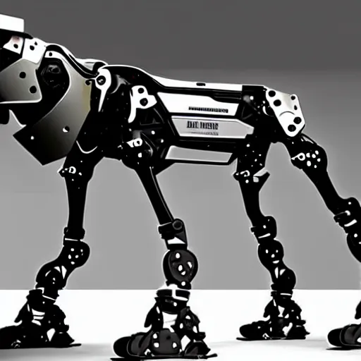 Image similar to boston dynamics bigdog high resolution intricated details