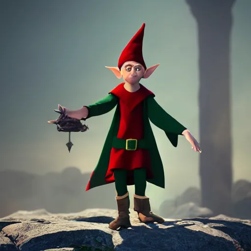 Prompt: doby the elf, harry potter, clash royal style characters, unreal engine 5, octane render, detailed, cinematografic, cinema 4 d