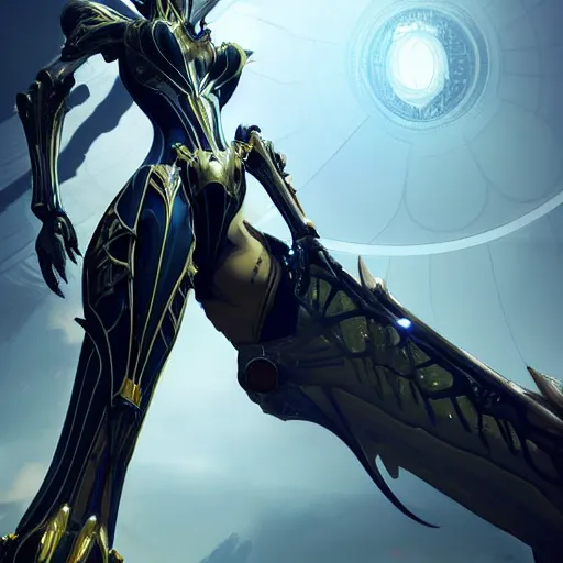 Image similar to highly detailed exquisite warframe fanart, worms eye view, looking up at a giant 500 foot tall beautiful saryn prime female warframe, as a stunning anthropomorphic robot female dragon, sleek smooth white plated armor, unknowingly posing elegantly over your view, walking toward you, you looking up from the ground between the magnificent towering robotic legs, giant sharp intimidating robot dragon feet, cute robot dragon head far up in the sky, you're nothing but a bug to her, proportionally accurate, anatomically correct, sharp claws, two arms, two legs, camera close to the legs and feet, giantess shot, upward shot, ground view shot, leg and thigh shot, epic shot, high quality, captura, realistic, professional digital art, high end digital art, furry art, macro art, giantess art, anthro art, DeviantArt, artstation, Furaffinity, 3D realism, 8k HD render, epic lighting, depth of field