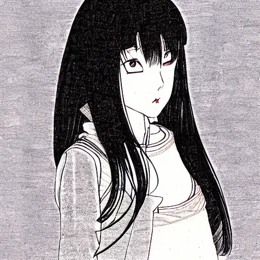 Image similar to young girl by ryoko yamagishi, detailed, manga, illustration