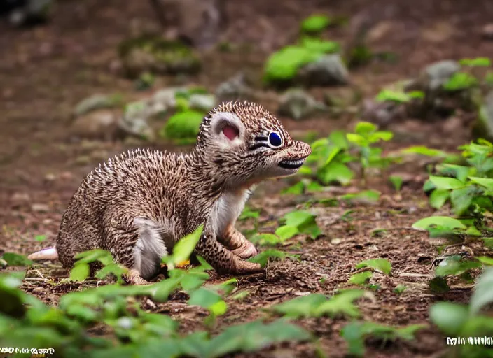 Image similar to wildlife photo of real life yoshi in the wild, 8 k, 8 5 mm f 5. 6