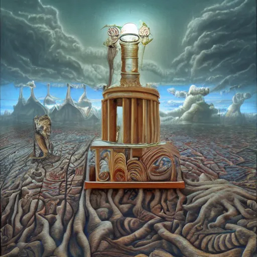 Image similar to luminary of lunacy 4 k hyperdetailed surrealism