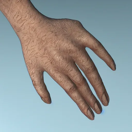 Image similar to natural hands that doesn't look ai created