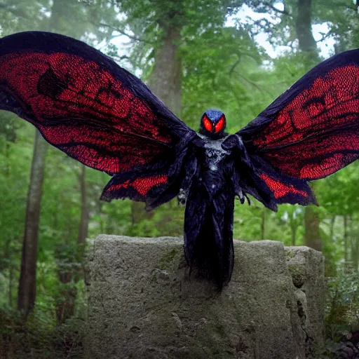 Prompt: mothman