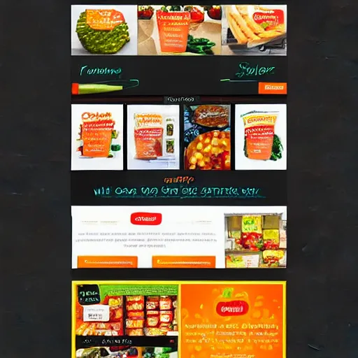 Image similar to frozen food shop website template with responsive design,and simple look hd image resolution