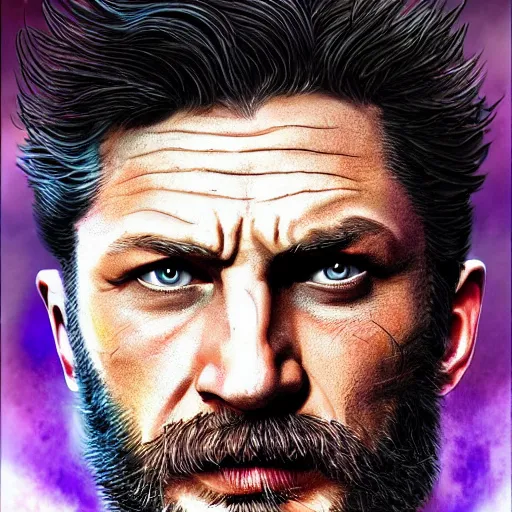 Image similar to tom hardy as wolverine from x - men digital art 4 k detailed super realistic