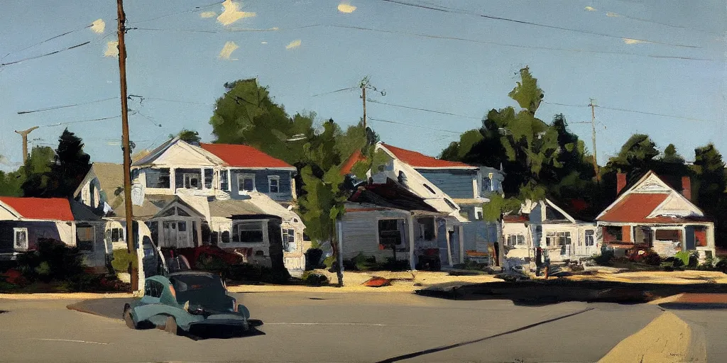 Image similar to us suburbs ben aronson 1950