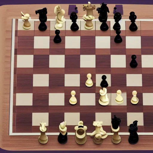 Image similar to a hamster playing chess