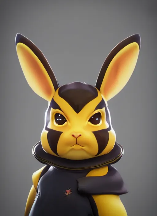 Prompt: portrait of raichu ,, realistic anime, sharp focus, octane render, trending on artstation, 8k