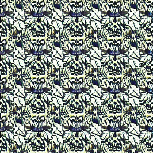 Prompt: symbolism inscrutable textured zampone pattern, symmetrical