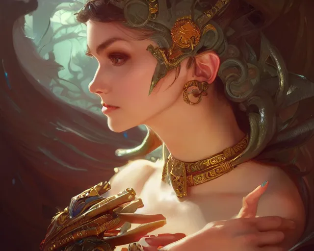 Image similar to photography of muxxi, deep focus, d & d, fantasy, intricate, elegant, highly detailed, digital painting, artstation, concept art, matte, sharp focus, illustration, hearthstone, art by artgerm and greg rutkowski and alphonse mucha