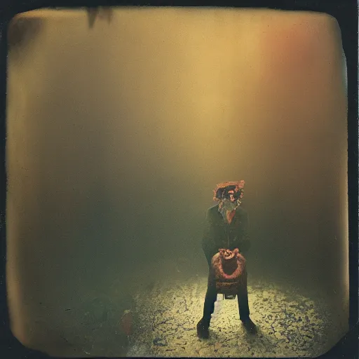 Image similar to kodak portra 4 0 0, wetplate, photo of a surreal artsy dream scene, horror, carneval, grotesque