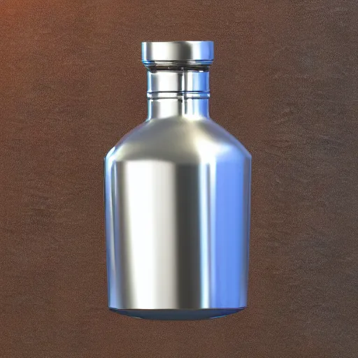 Image similar to transparent ancient boar flask with heart, raytracing, orthographic 3d rendering, octane render