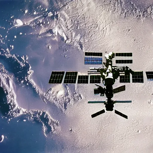 Prompt: International Space Station in Solaris (1972)