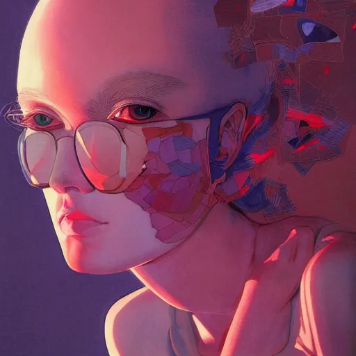 Prompt: prompt : fashion tv character portrait soft light painted by james jean and katsuhiro otomo and erik jones, inspired by akira anime, smooth face feature, intricate oil painting, high detail illustration, sharp high detail, manga and anime 1 9 9 9