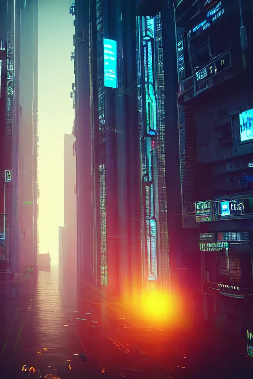 Image similar to high quality 3 d render cyberpunk mumbai, daytime, highly detailed, cinematic smooth unreal engine, lee madgwick & liam wong, dramatic light, long shot, low angle, uhd 8 k, sharp focus