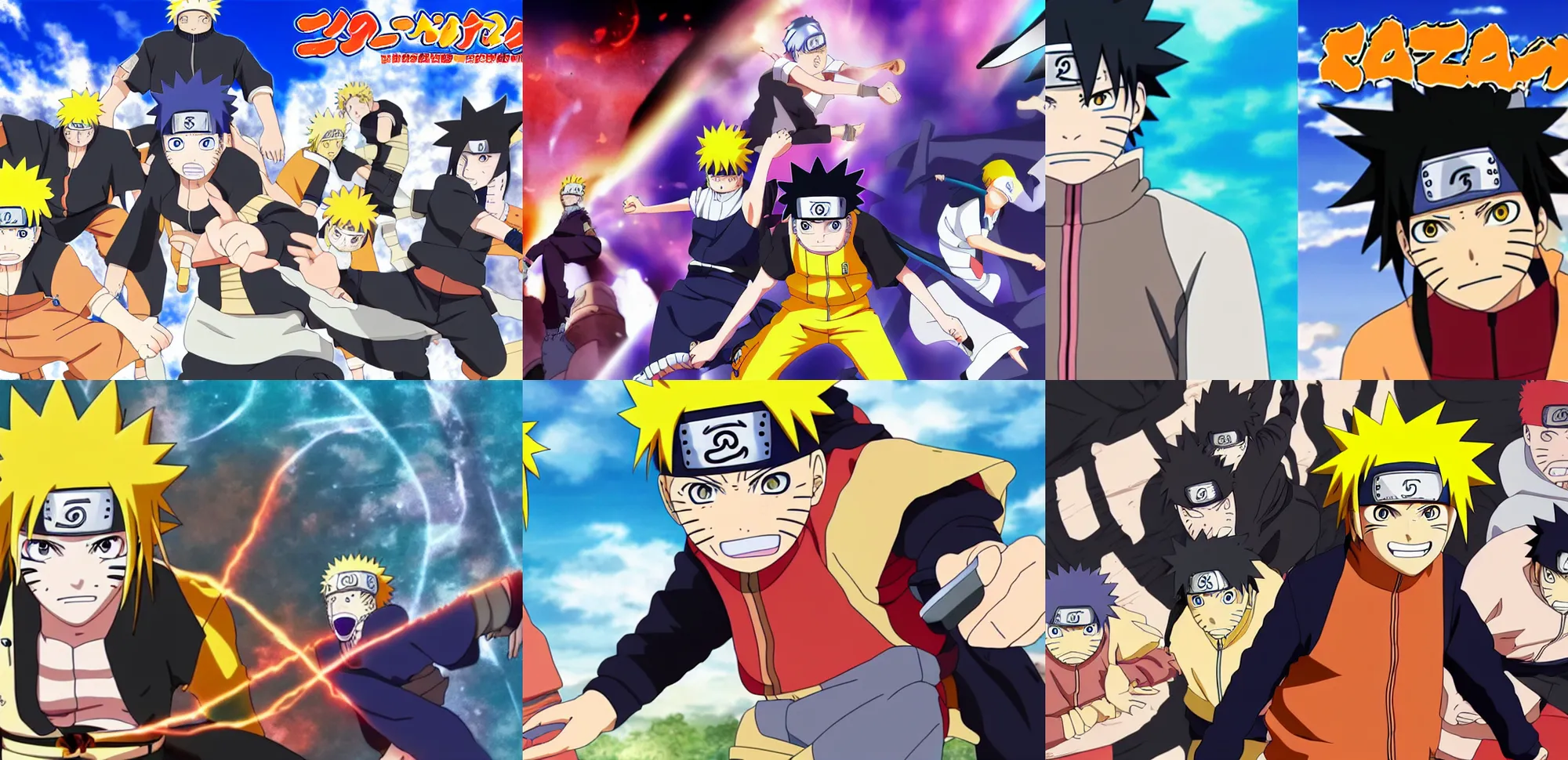 Prompt: screenshot of naruto ( tv ), anime by studio pierrot, promotional image, tv still frame