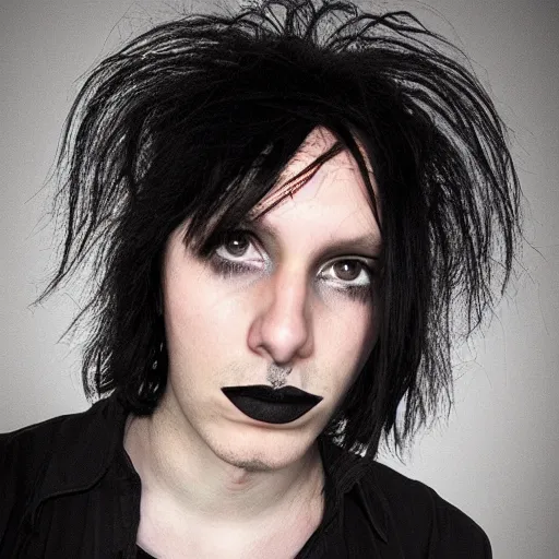 goth guy hair