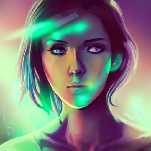 Image similar to hologram, female, beautiful, science fiction, d & d, concept art, sharp focus, illustration, character art,