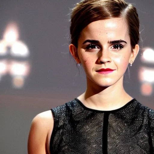 Image similar to emma watson. pixar character