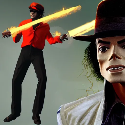 Image similar to Michael Jackson in freefire battlegrounds