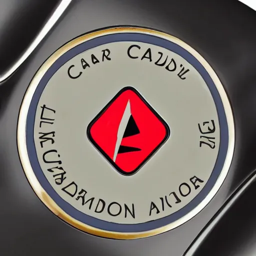 Image similar to a diamond enamel pin depicting a caution label, smooth curves