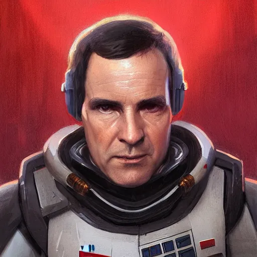 Prompt: portrait of a man by greg rutkowski, wedge antilles, star wars expanded universe, he is about 7 0 years old, wearing galactic ´ s alliance general uniform, digital painting, artstation, concept art, smooth, sharp foccus ilustration, artstation hq