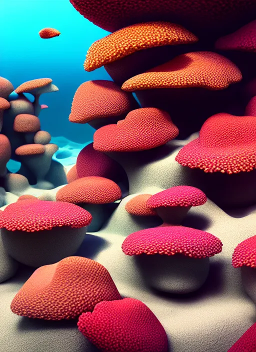 Image similar to zen spiritual beach cave made of corals, daisies, roses, well contoured smooth fair walls, up close shot, sharp focus, global illumination, radiant light, alexandre ferra white mecha, irakli nadar, octane highly render, 4 k, ultra hd,