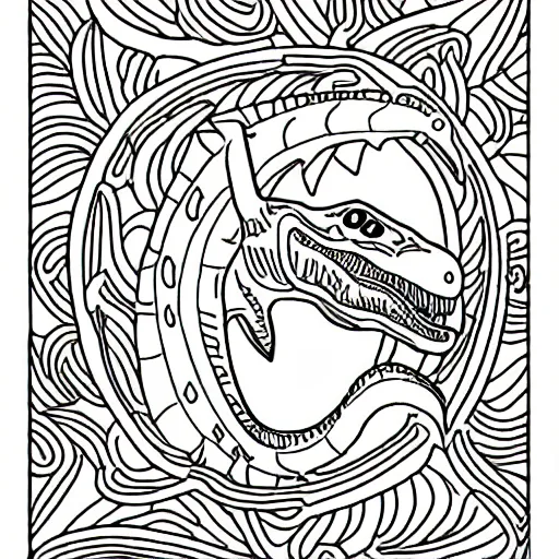 Image similar to coloring pages of dinosaur